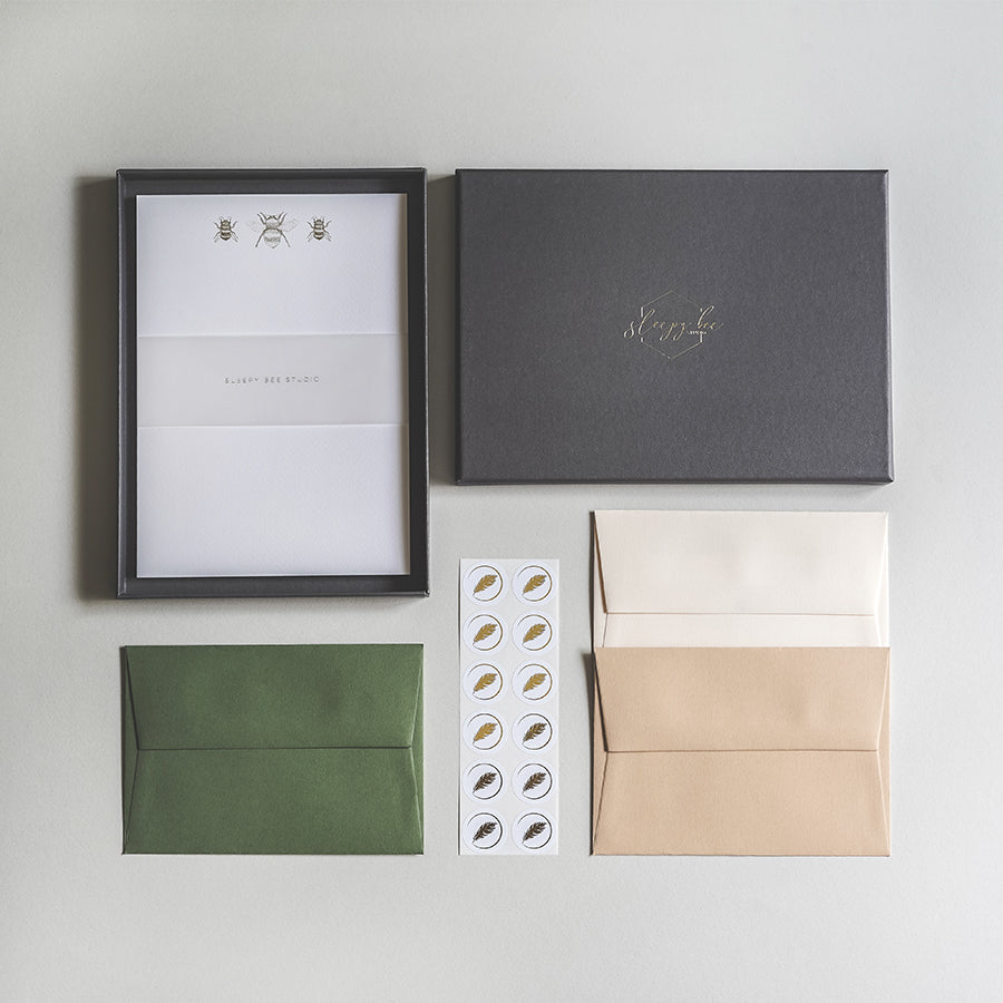 Bumblebee Luxury Writing Paper & Envelope Set