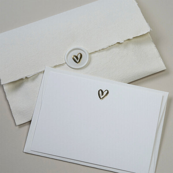 Love Luxury Gold Foiled Notecard Set