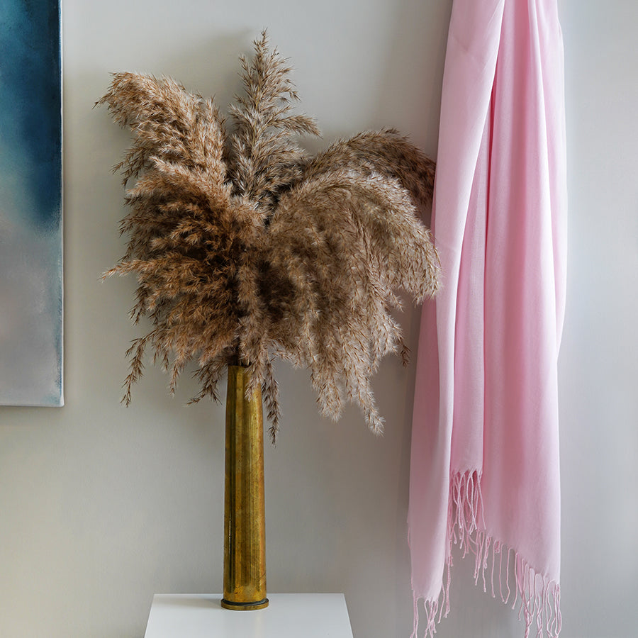 Super Soft Plain Pashmina - Pink