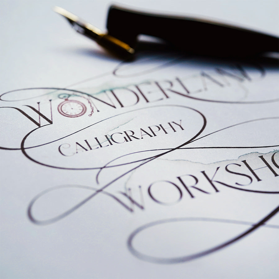 Load image into Gallery viewer, Wonderland Calligraphy Workshop at Stapleford Granary, Cambridge – Sat 6th April / 10am-1pm
