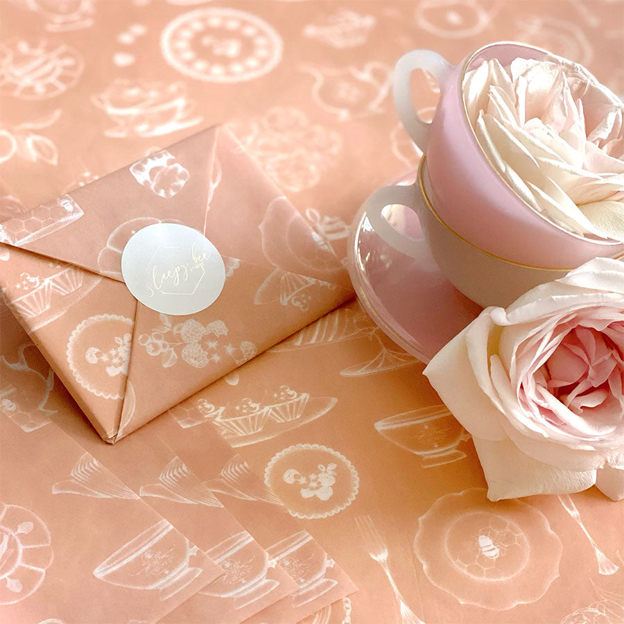 Afternoon Tea Hand Illustrated Tissue Paper