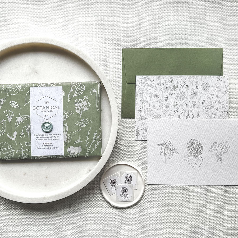 Botanical Notecard Set