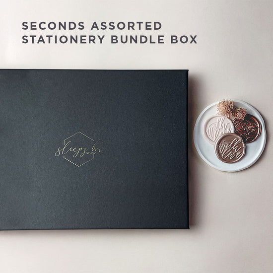 Load image into Gallery viewer, Seconds sale stationery bundle box are slightly imperfect items that are still perfectly usable, produced using high quality materials.
